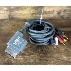 Official Microsoft Xbox 360 Component HD AV Cable X801255-100: VGC OEM Tested